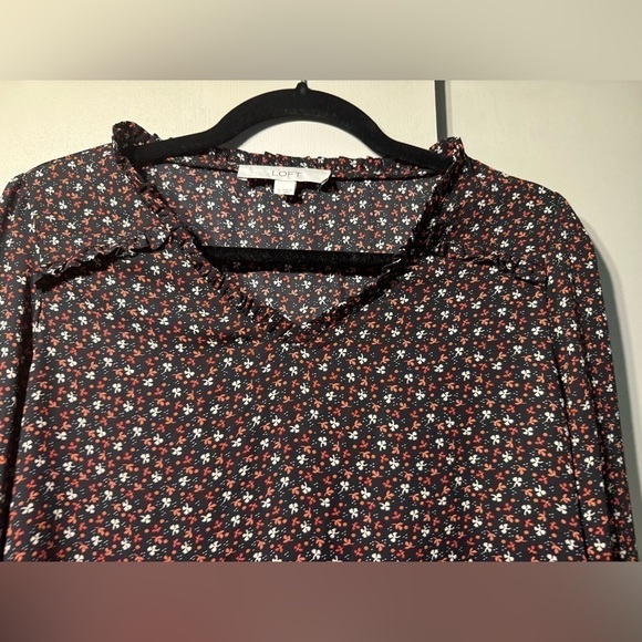 NEW Loft Ruffle Trim Blouse - Picture 6 of 6